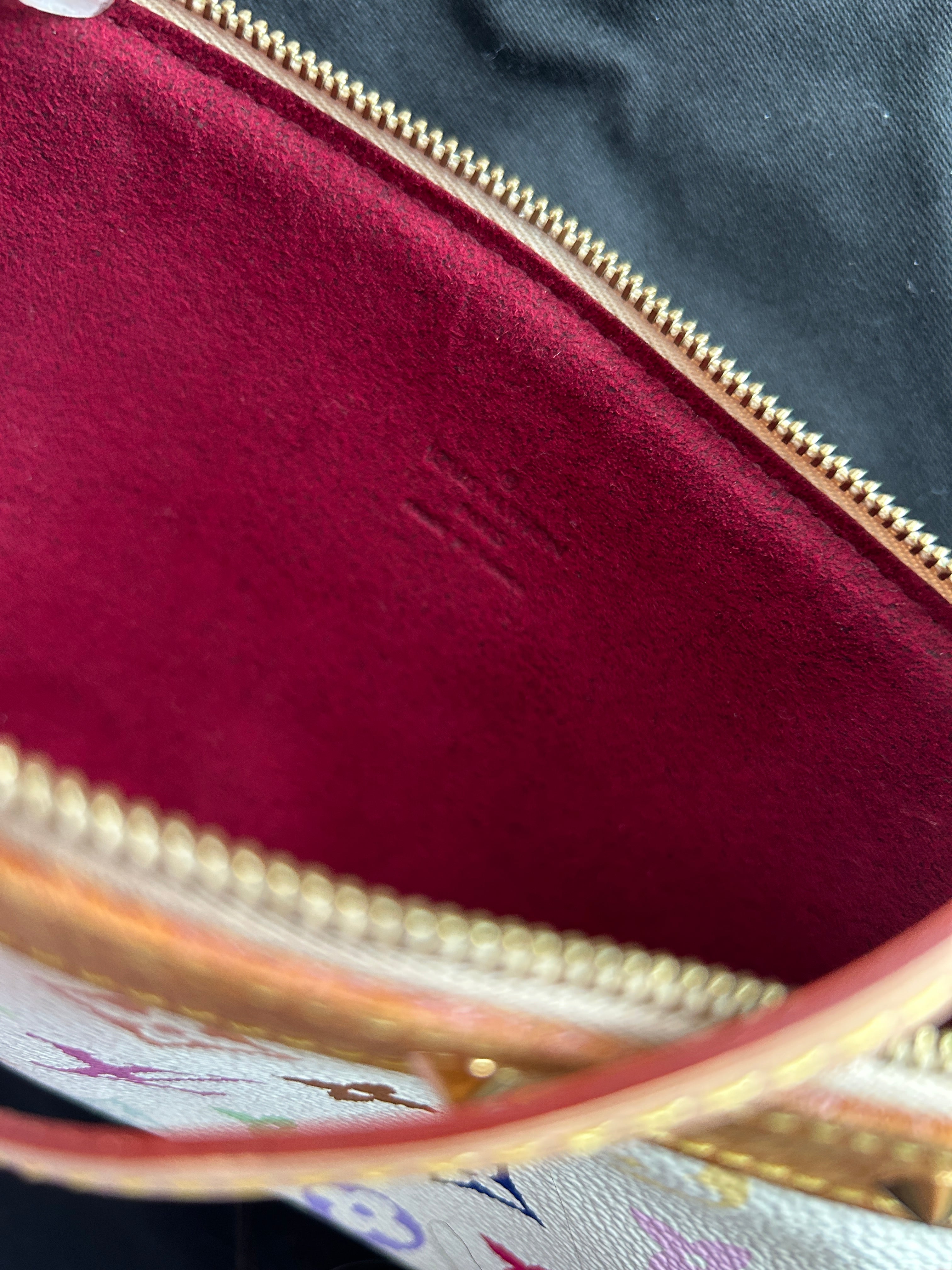 Louis Vuitton Monogram Pochette Accessoires White Multicolore Shoulder Bag