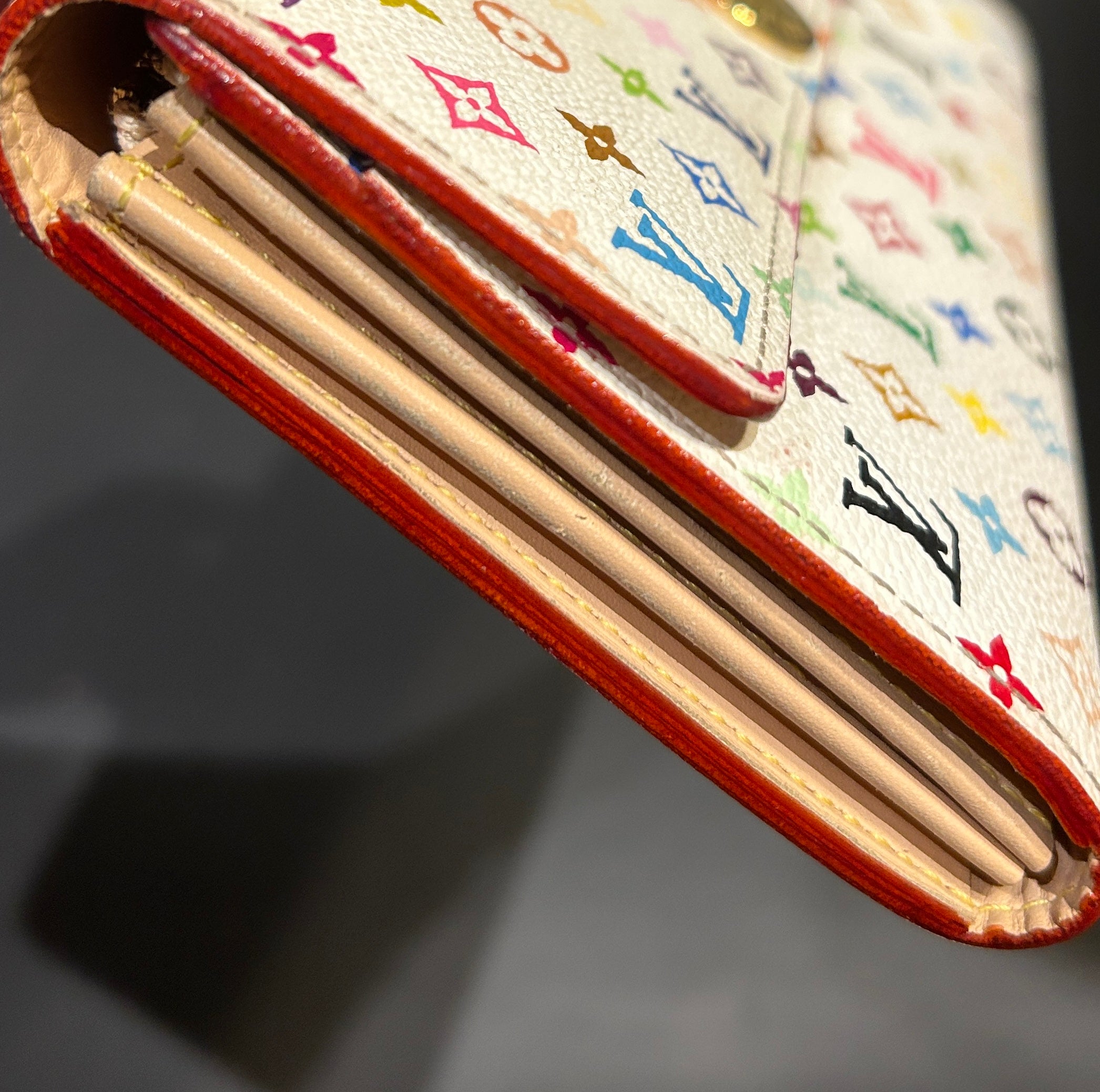 Louis Vuitton Multicolore Pochette White Wallet