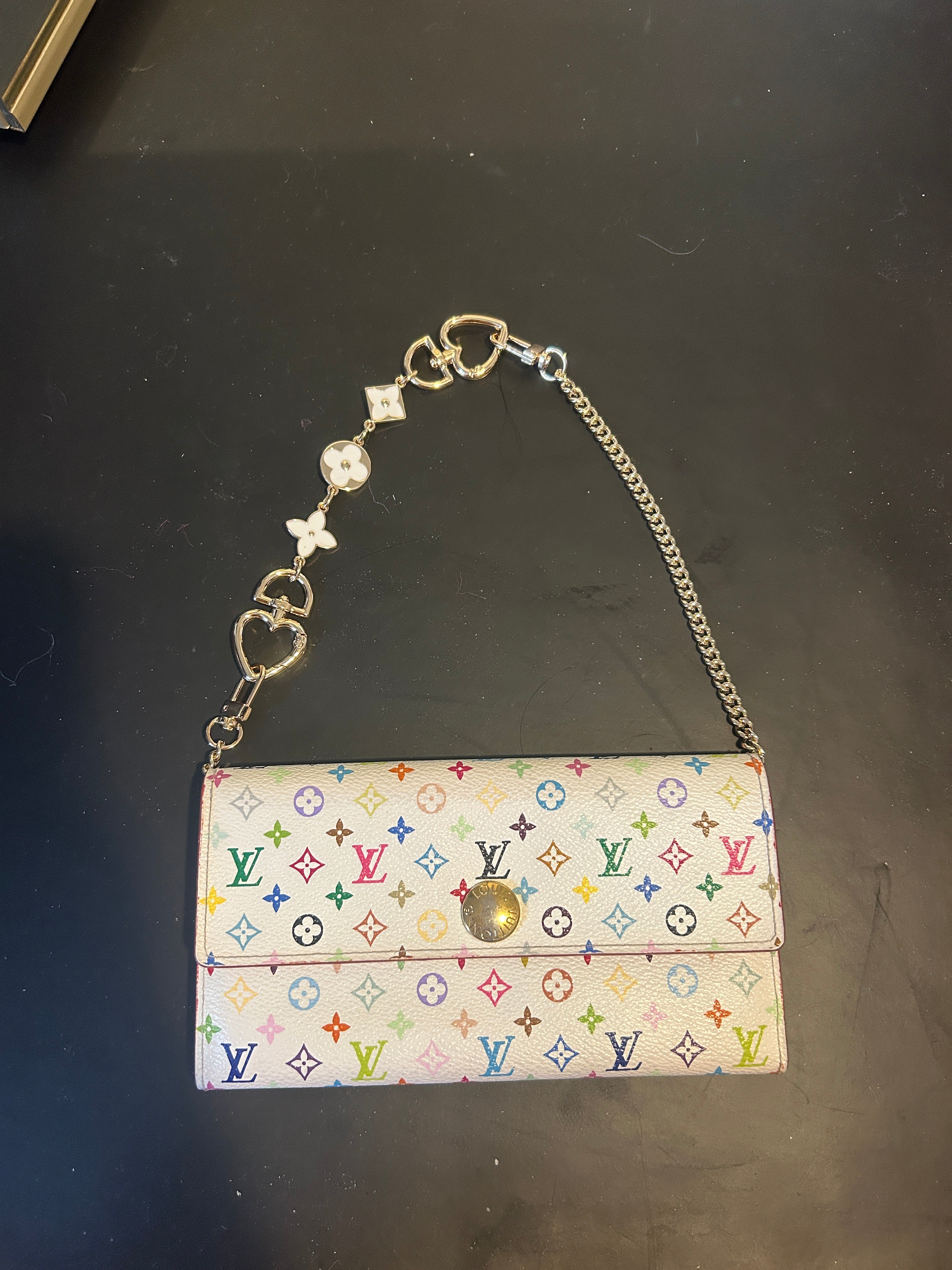 Louis Vuitton Multicolore Pochette White Wallet